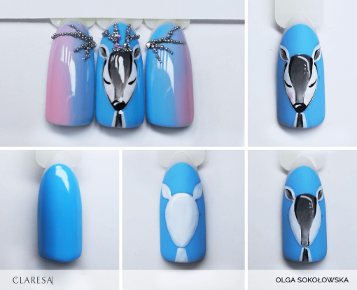 Claresa BLUE 702 Gel Polish 5 ml - Image 3