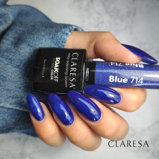Claresa BLUE 714 Gel Polish 5 ml - Image 3