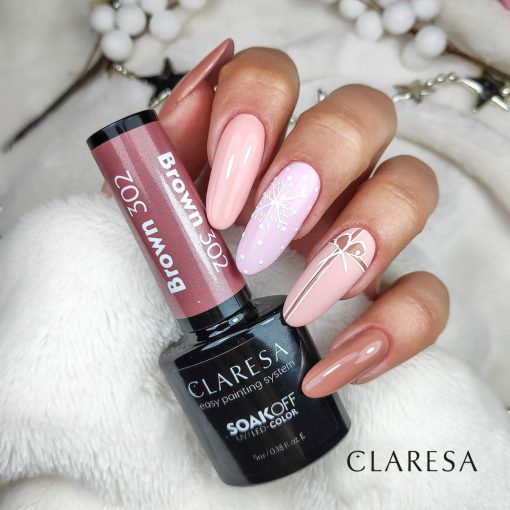 Claresa BROWN 302 Gel Polish 5 ml - Image 2