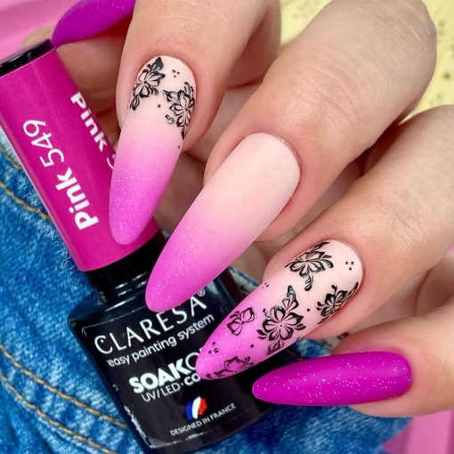 Claresa PINK 549 Gel Polish 5 ml - Image 2