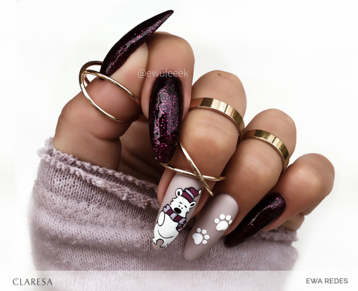 Claresa PURPLE 631 Gel Polish 5 ml - Image 2