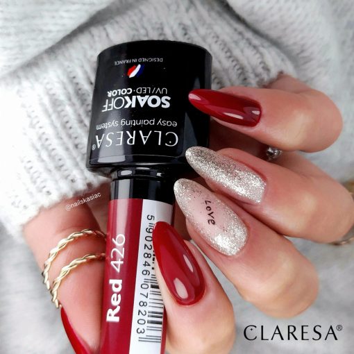 Claresa RED 426 Gel Polish 5 ml - Image 2