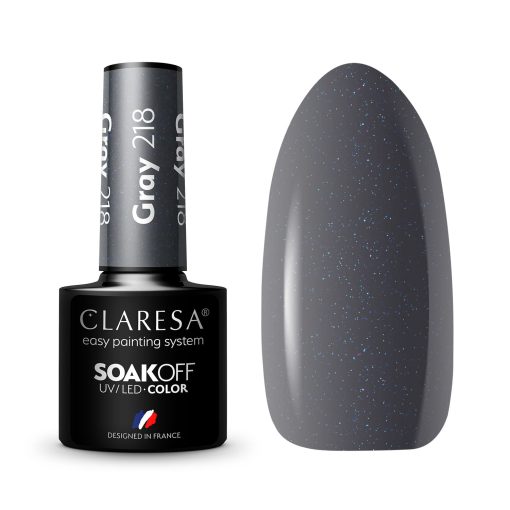 Claresa GRAY 218 Gel Polish 5 ml