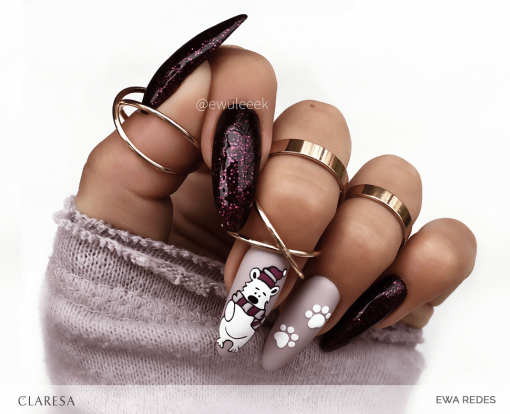 Claresa PINK 554 Gel Polish 5 ml - Image 3