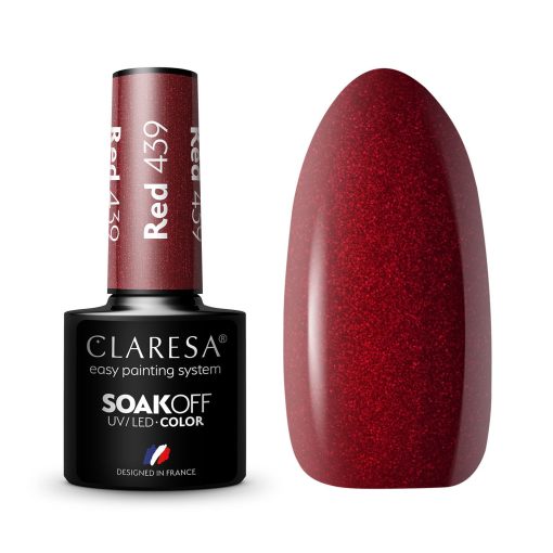 Claresa RED 439 Gel Polish 5 ml
