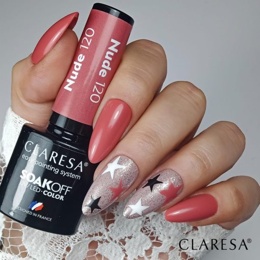 Claresa NUDE 120 Gel Polish 5 ml - Image 2