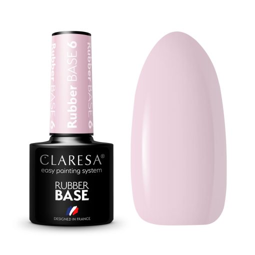 CLARESA Rubber Base #6 Starter Set by AMY + STYLISTIC L1 UV/LED LAMP 48W - Image 3