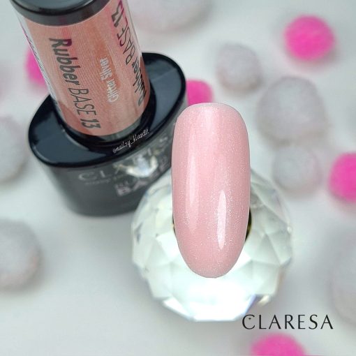Claresa RUBBER BASE 13 (glitter silver) 5g - Image 2