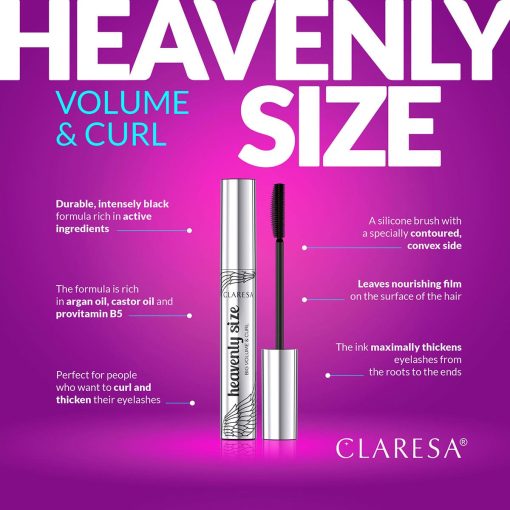 Claresa Mascara HEAVENLY SIZE 10 g