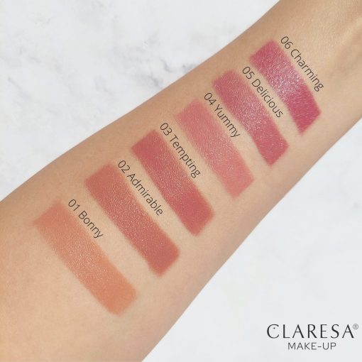 Claresa Moisturizing Lipstick BEAUTY CUTIE 02 ADMIRABLE - Image 2