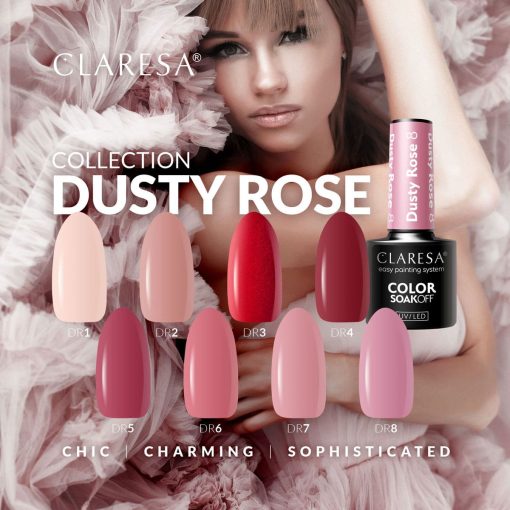 Claresa DUSTY ROSE 4 Gel Polish 5 g - Image 4