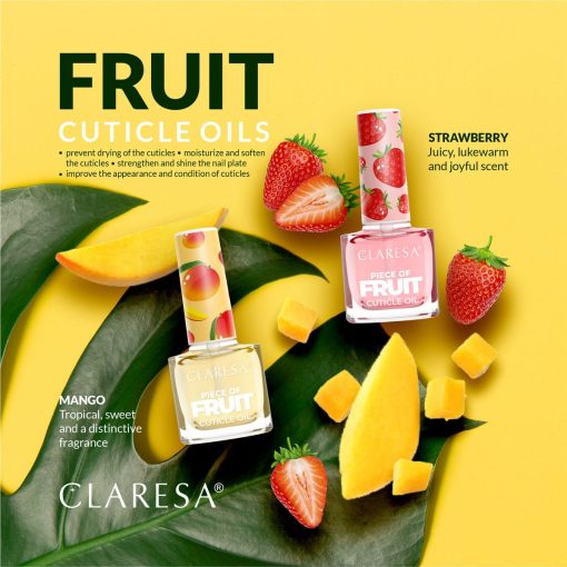 Claresa Cuticle Oil STRAWBERRY 10 x 5 ml - Image 2