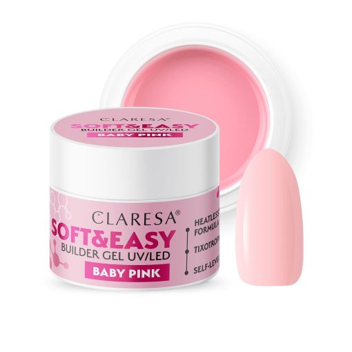 Claresa SOFT&EASY Builder Gel BABY PINK 12g