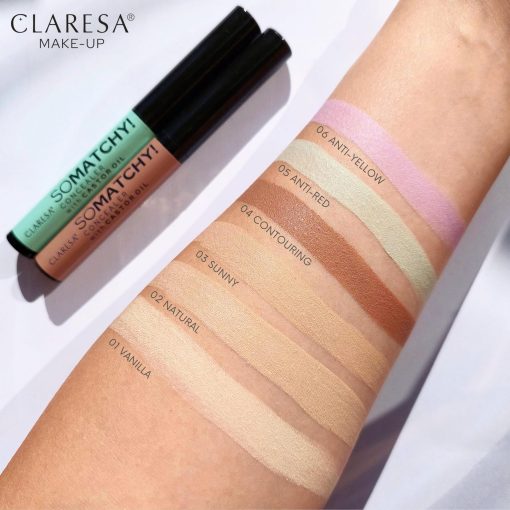 Claresa SO MATCHY! Concealer with Castor Oil 01 VANILLA - Image 2