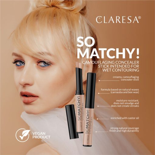 Claresa SO MATCHY! Concealer with Castor Oil 04 CONTOURING - Image 2