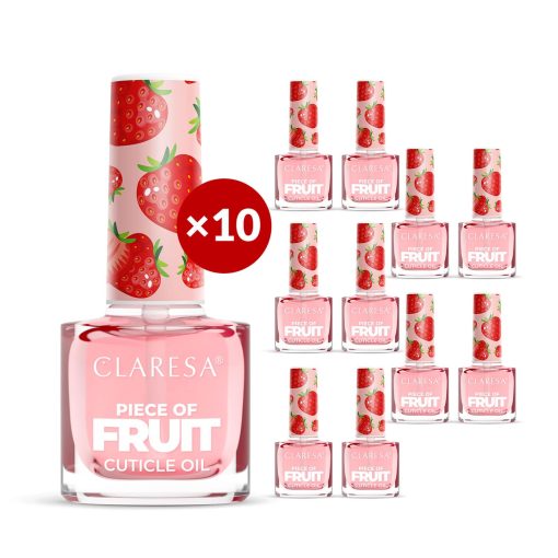 Claresa Cuticle Oil STRAWBERRY 10 x 5 ml