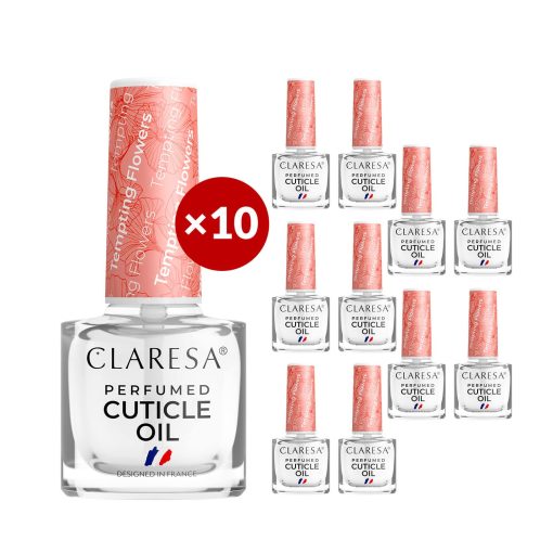 Claresa Cuticle Oil TEMPTING FLOWER 10 x 5 ml