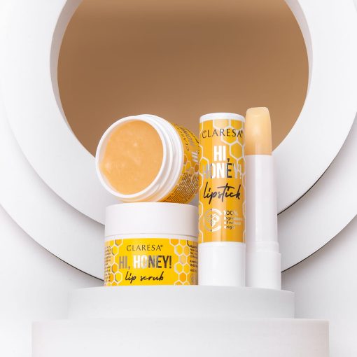 Claresa Nourishing Honey Lip Scrub HI, HONEY! 15g - Image 2