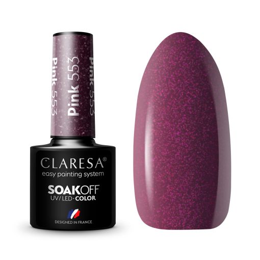 Claresa PINK 553 Gel Polish 5 ml