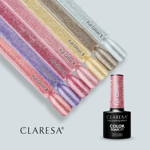 Claresa FULL GLITTER Collection 8 x 5 g