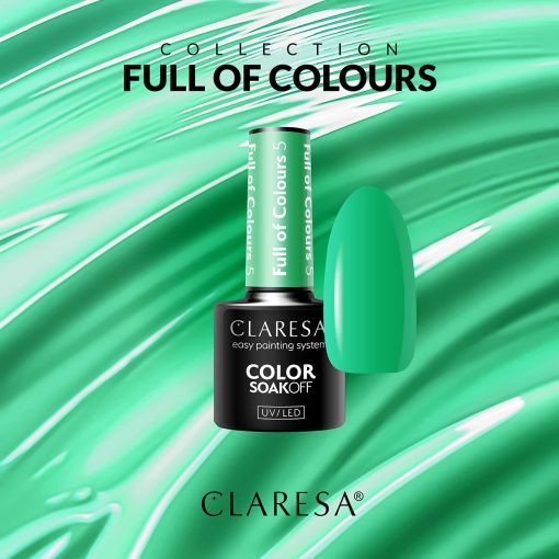 Claresa FULL OF COLOURS 5 Gel Nail Polish 5 g - Image 4