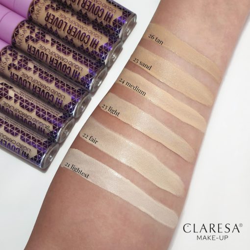 Claresa HI COVER LOVER Liquid Camouflage 26 Tan 8 g - Image 3
