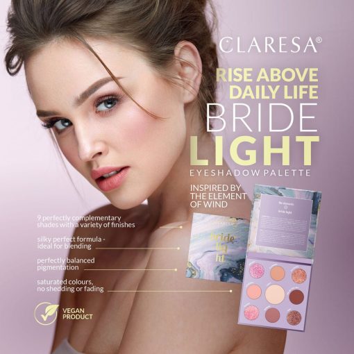 Claresa Eyeshadow Palette THE ELEMENTS - BRIDE LIGHT - Image 3