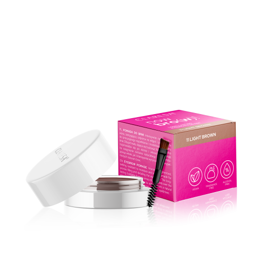 Claresa NOW BRO(W)! Long-Lasting Eyebrow Pomade 11 LIGHT BROWN