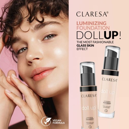 CLARESA Luminazing Foundation DOLL UP! 01 FAIR-LIGHT 34 g - Image 2