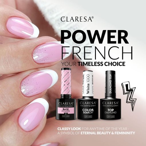 Claresa POWER FRENCH Gel Nail Polish Set