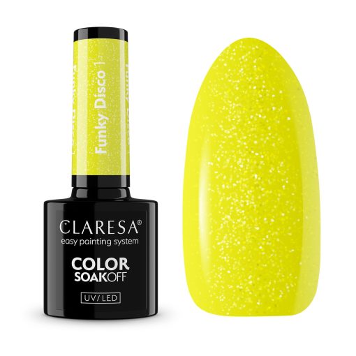 Claresa FUNKY DISCO 1 Gel Nail Polish 5 g (Limited Collection)