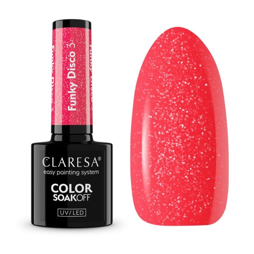 Claresa FUNKY DISCO 3 Gel Nail Polish 5 g (Limited Collection)