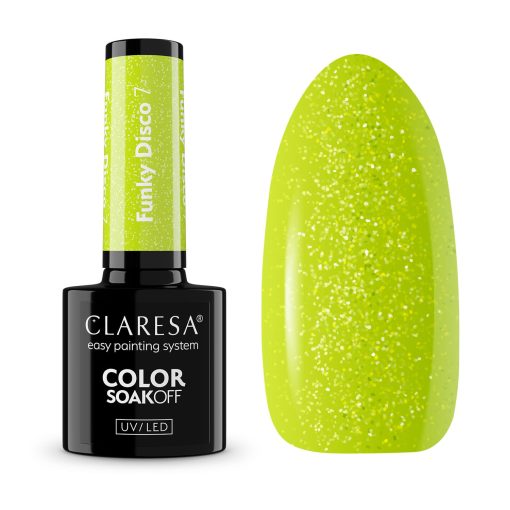Claresa FUNKY DISCO 7 Gel Nail Polish 5 g (Limited Collection)