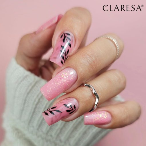 Claresa SOFT&EASY Builder Gel GLIMMER PINK 45g - Image 4