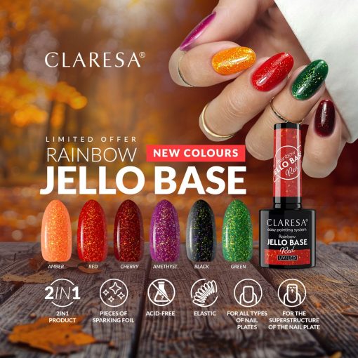 Claresa Rainbow Jello Base AUTUMN Colletion 6 x 5g