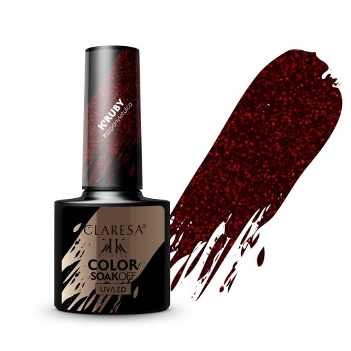 Claresa K'Crystal RUBY Gel Nail Polish 5g