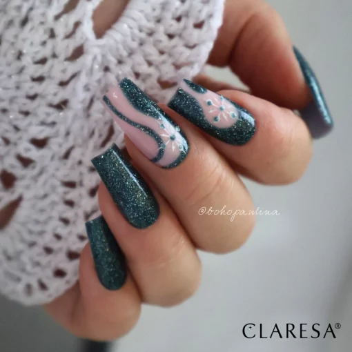 Claresa K'Crystal MALACHITE Gel Nail Polish 5g - Image 3