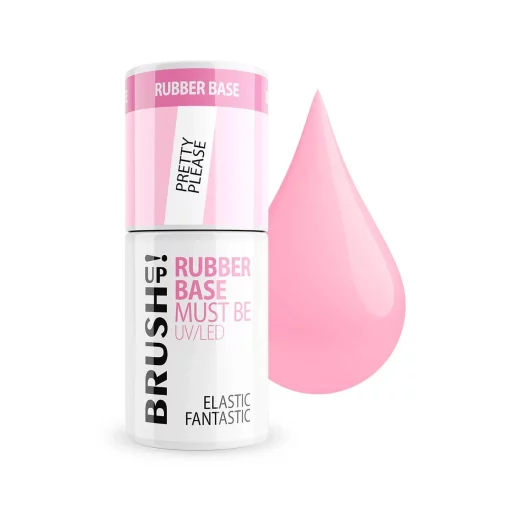 Brushup! UV RUBBER BASE Must Be:  Elastic Fantastic Pretty Please 5g