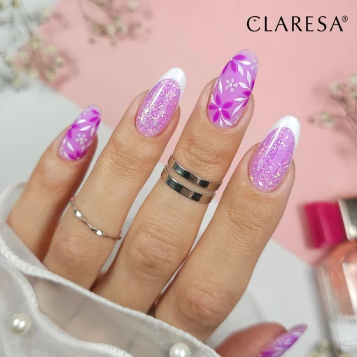 Claresa BRUSH EASY GEL (Gel in a Bottle) GLITTER VIOLET 5g (Limited Edition) - Image 2