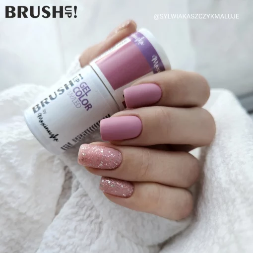 Brushup! GEL NAIL POLISH Pink Heartbreaker 5g - Image 2