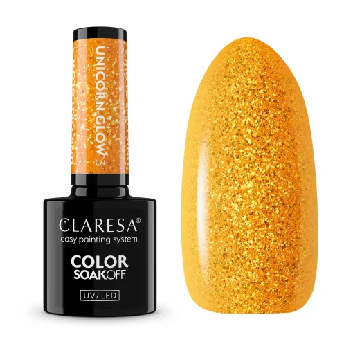 Claresa UNICORN GLOW 3 Gel Nail Polish 5 g (Limited Collection)