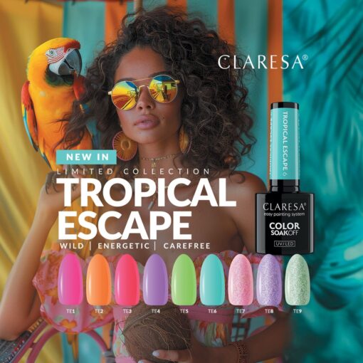 Claresa TROPICAL ESCAPE 8 Gel Nail Polish 5 g - Image 4